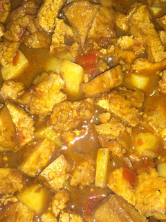 A picture of Hot and spicy bbq tofu sauce.