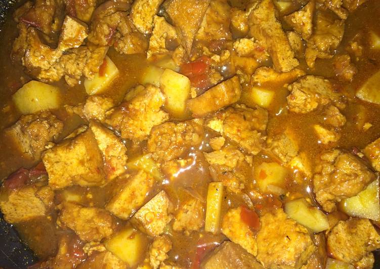Hot and spicy bbq tofu sauce