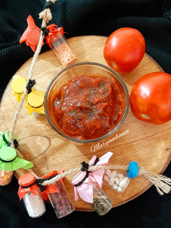 عکسی از دستور سس گوجه طعم دار