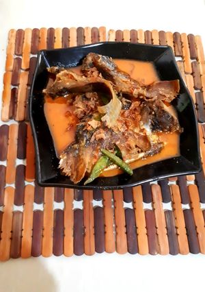 Foto resep Mangut ikan pari pedas