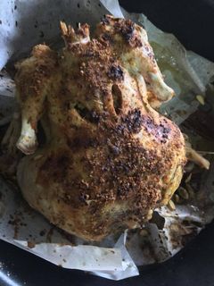 صورة لوصفة دجاج محشي بالفريك