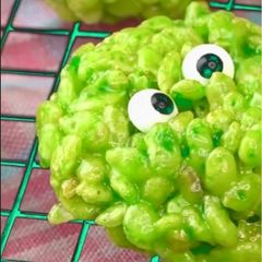 A picture of Monster Marshmallow Rice Krispy Treats 👻.