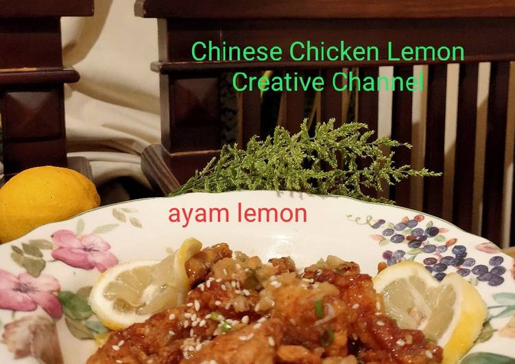 Resep Ayam 🍋 Lemon yang Lezat