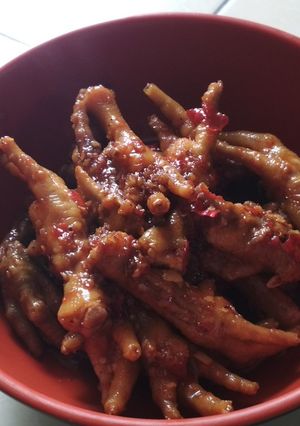 Foto resep Ceker pedas dahsyat 😈