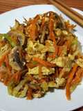 Revuelto oriental de vegetales
