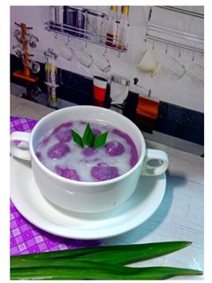 Foto resep Bubur Sumsum Candil Ubi Ungu