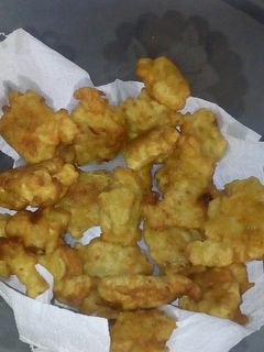 Una foto de Torrejas de fideos fritas