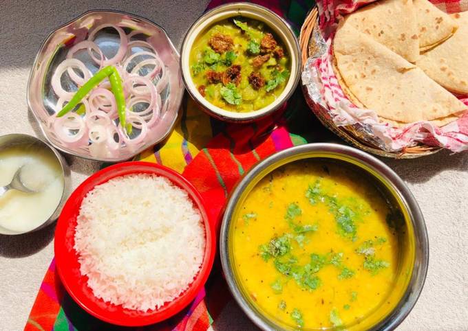 Easiest Way to Make Favorite Turai wadi and tuar dal Simple lunch