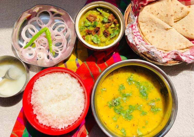 Steps to Make Any-night-of-the-week Turai wadi and tuar dal Simple lunch