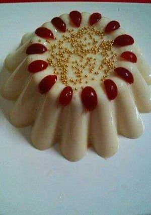 A picture of Tender coconut pudding.