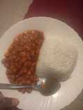 Bean stew with rice 🍲