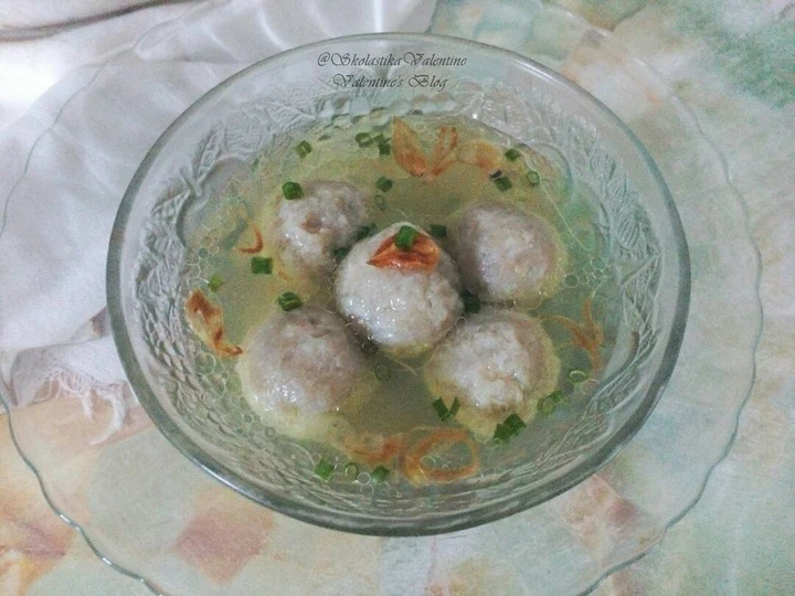 Langkah Gampang Membikin Resep Homemade Bakso Jamur Vegetarian yang Lezat Sekali Anti Ribet, Sempurna