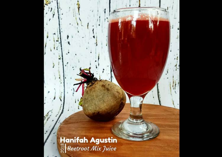 Resep: 52. Beetroot Mix Juice, jus penambah darah yang Lezat