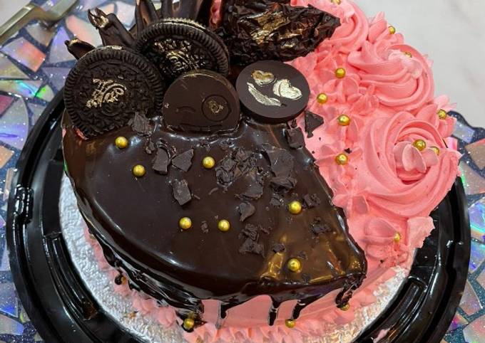 Buy Fusion Cake Online | Dual Taste Cakes Delivery