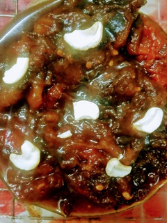 A picture of Dates  And  Tomato  Chutney  In Microwave.