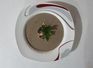 Una foto de Crema de Huitlacoche
