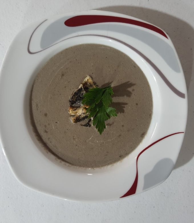 Una foto de Crema de Huitlacoche