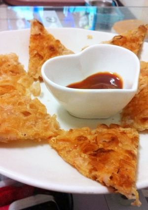 【靜靜小廚】月亮蝦餅 的食譜成品照片