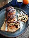 Roti Babka isi Cokelat dan Kacang