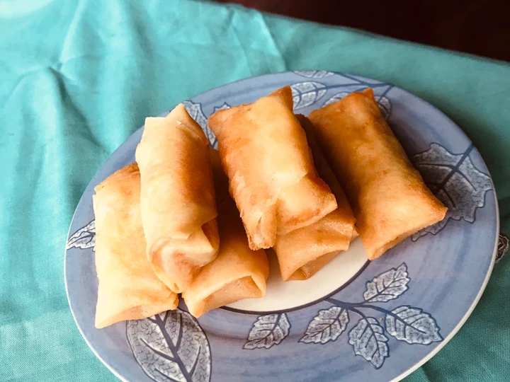 Cara Simple Menyiapkan Resep  Lumpia sosis murmer yang Bikin Ngiler, Lezat Sekali