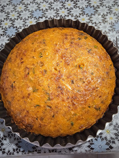 Una foto de Tarta de calabaza y zanahoria!