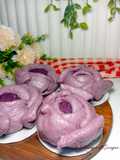 Bakpao Ubi Ungu (No Mixer)