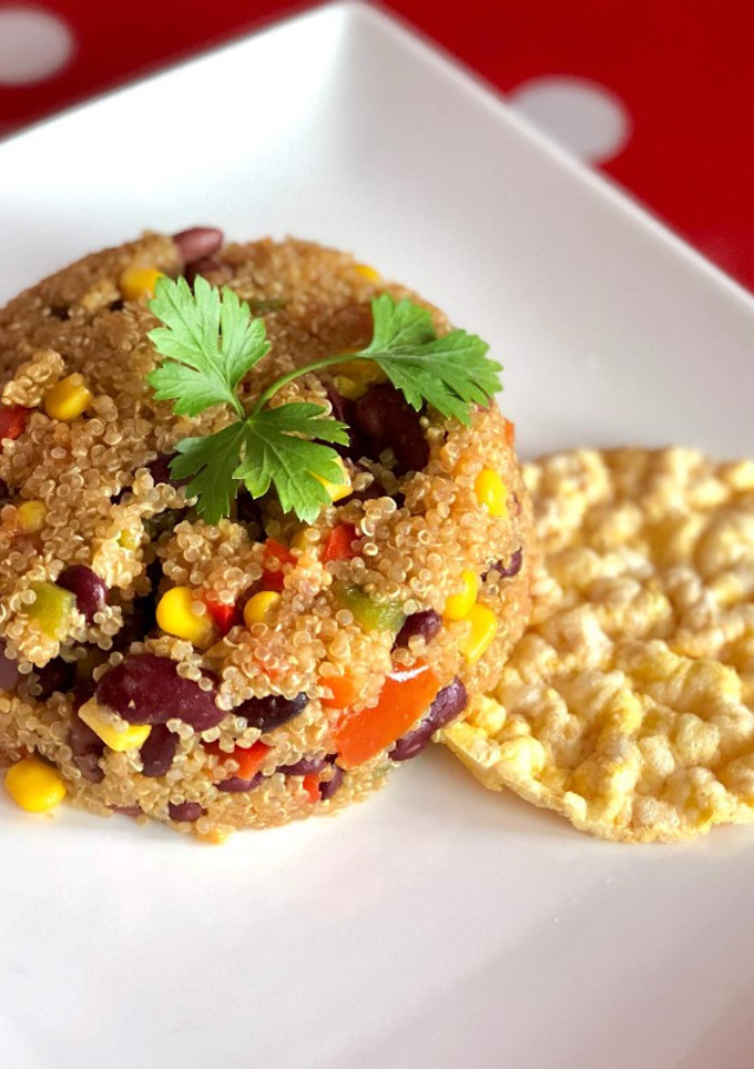 Una foto de Quinoa mexicana vegano🌱vegetariana