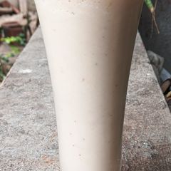 A picture of Honey Apple Curd Smoothie (Honey & Elaichi Infused Apple Lassi).