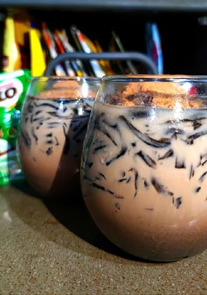 Foto resep Es cincau milo