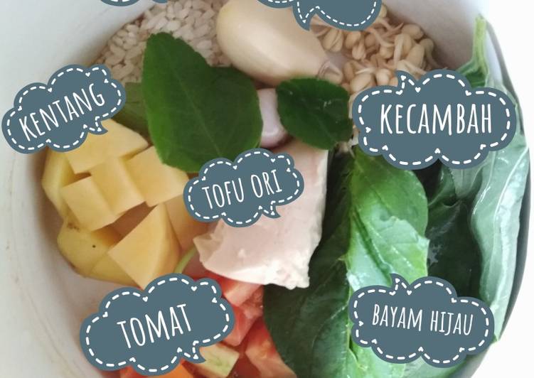 Cara Membuat Mpasi 7 Bulan Nayz Tomat Kentang Bayam Tofu Yang Enak