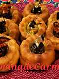 Mini kougelhopf con turrón de almendras