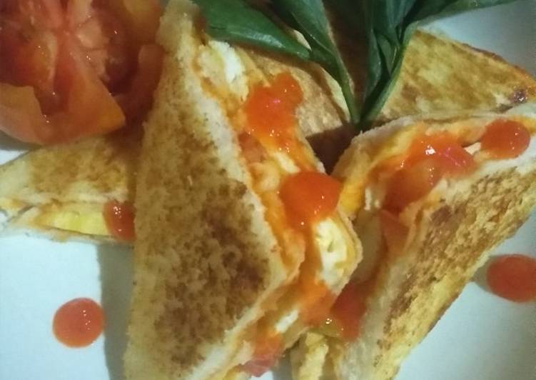 Resep Sandwich telor dadar, Bisa Manjain Lidah