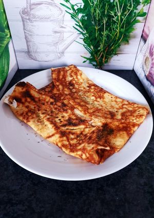 Une photo de Crêpe 🥞 saumon fumé fromage blanc 😋 # janvier