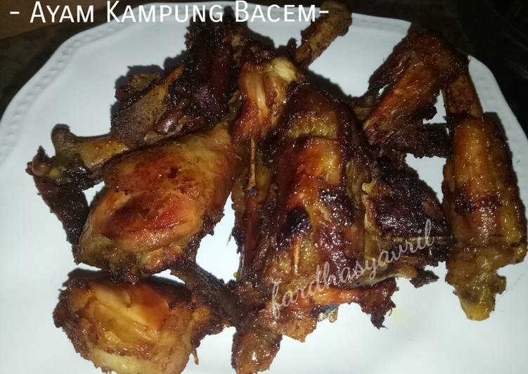 Cara termudah untuk Musim Gugur LezatAyam Kampung Bacem