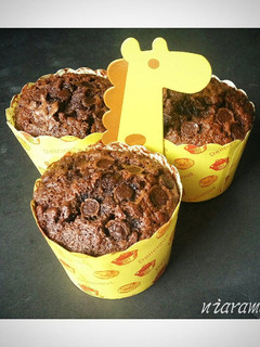 Foto resep Chocolate Custard Muffin
