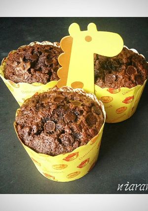 Foto resep Chocolate Custard Muffin