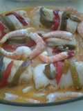 Cogotes de merluza en salsa
