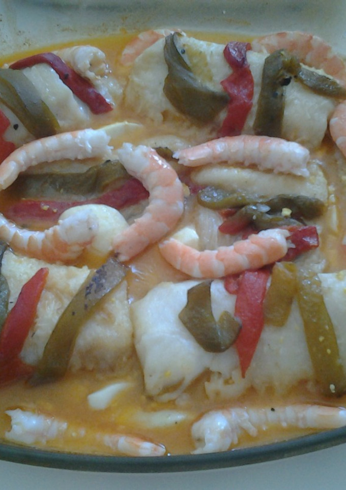 Una foto de Cogotes de merluza en salsa