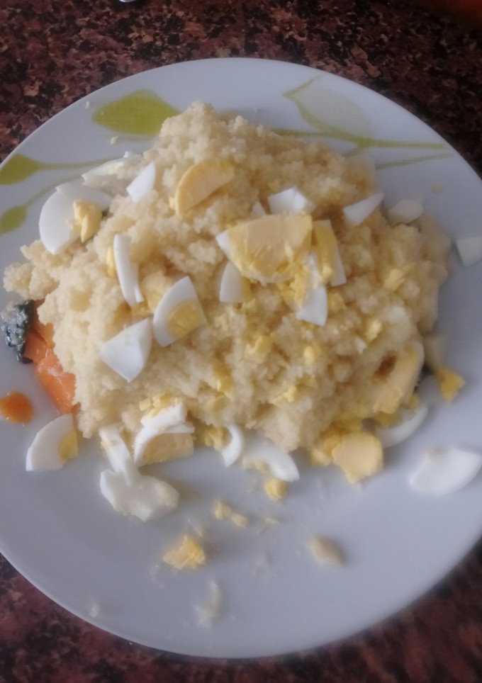 Una foto de Cuscús con cocido