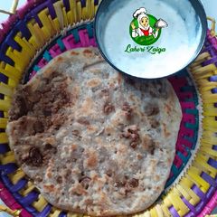 Khasta Karara Qeema Paratha A picture of Khasta Karara Qeema Paratha.