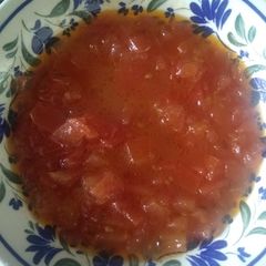 A picture of Tomato sweet sabji.