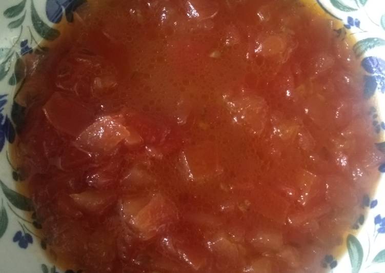 Recipe of Super Quick Homemade Tomato sweet sabji