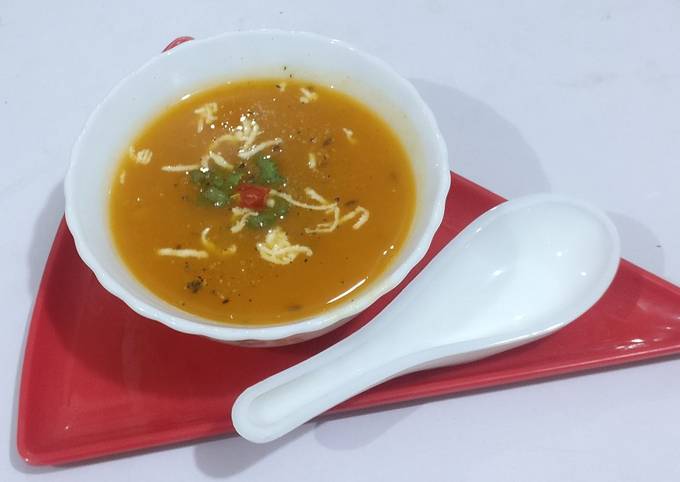 Recipe of Perfect Carrot &amp; tomato soup