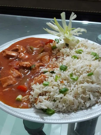 Simple Way Make Recipe ❤❤✡♨Chicken Manchurian with Fried Rice ♨✡❤❤ that is  Makes Drooling, Addictive}
