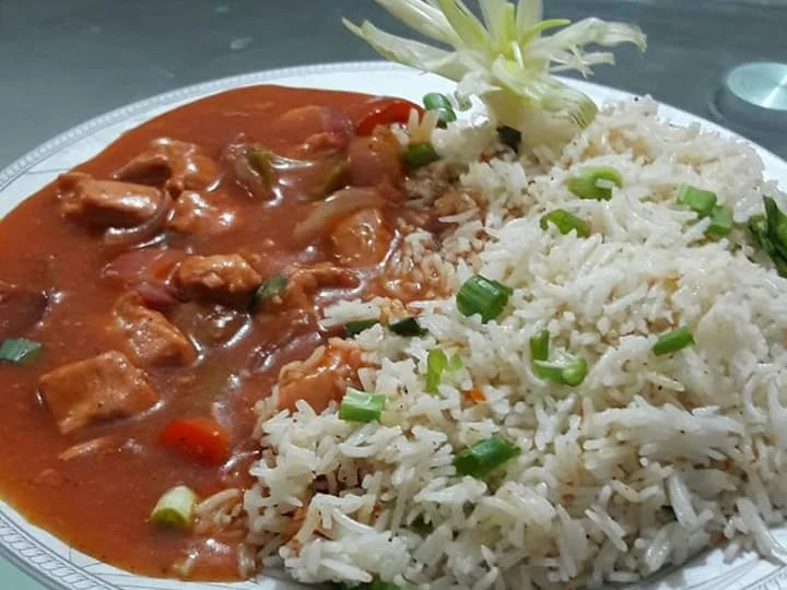 Simple Way Make Recipe ❤❤✡♨Chicken Manchurian with Fried Rice ♨✡❤❤ that is  Makes Drooling, Addictive}