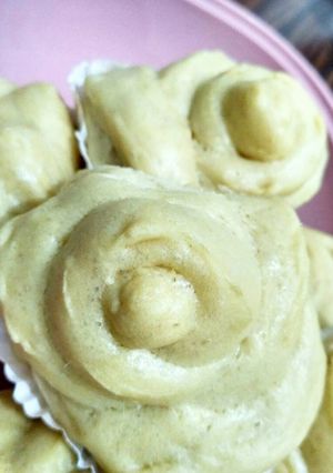 Foto resep Rose Steamed Bun