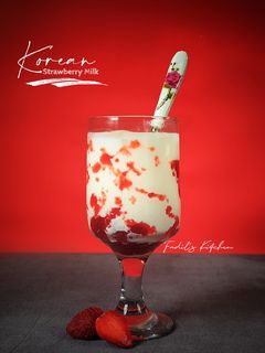 Foto resep Korean Strawberry milk