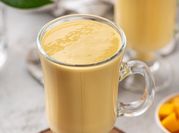 A picture of recipes with canned mango pulp