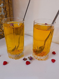 عکسی از دستور شربت زعفران گلاب
