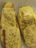 Calabacines con cebolla y queso